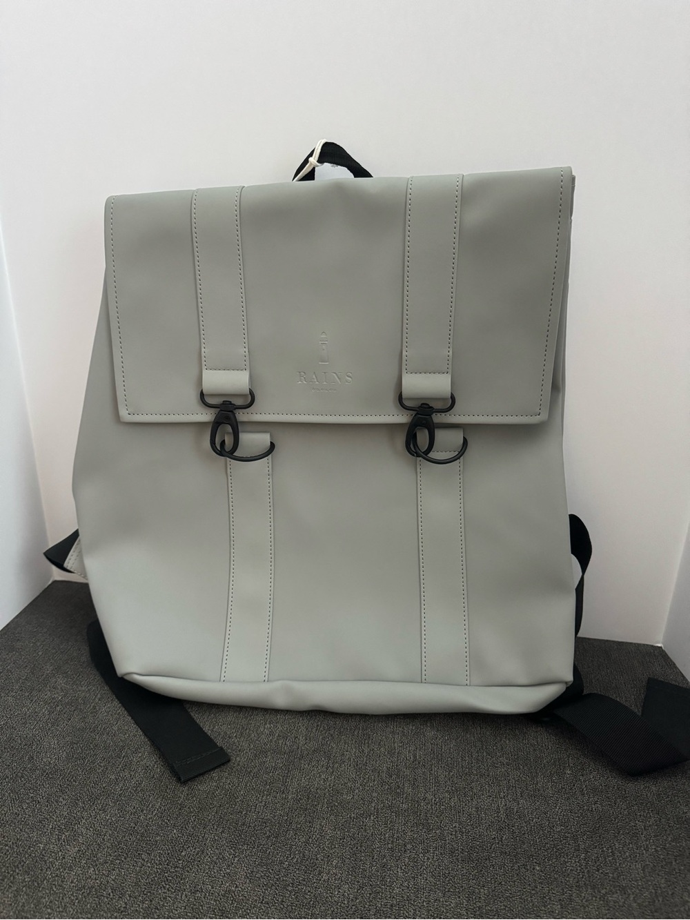 RAINS MSN Bag Gray Backpack
Buckle Closures New w/ Tags